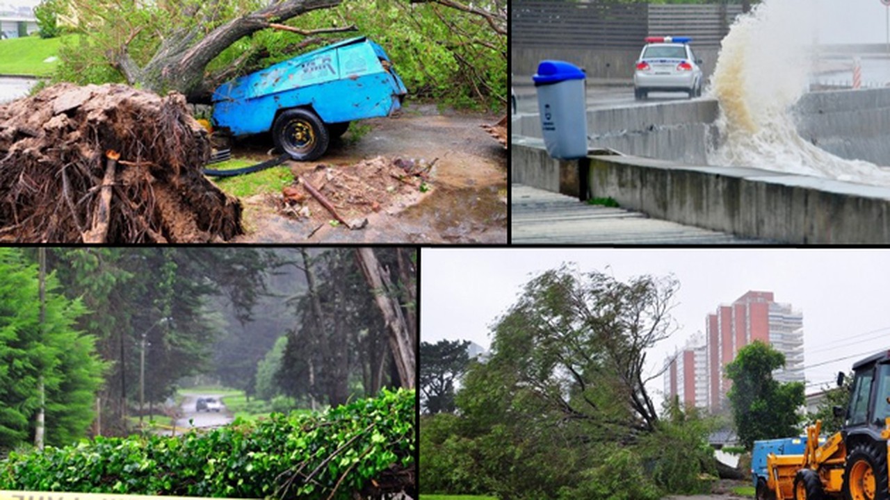 Postales Del Temporal En Uruguay Vea Los Destrozos En Punta Del Este