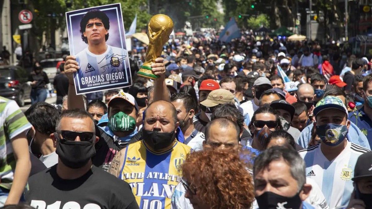 10-M: marcha para a pedir justicia por Diego Maradona
