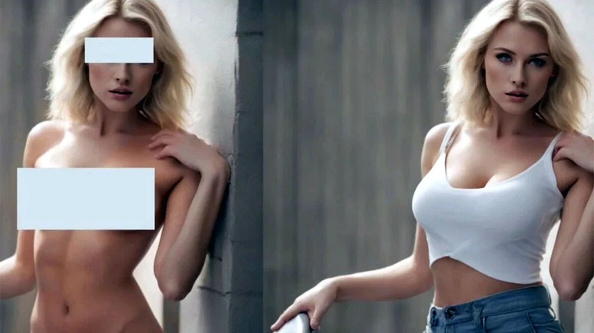 Inteligencia artificial crea imágenes falsas de personas desnudas