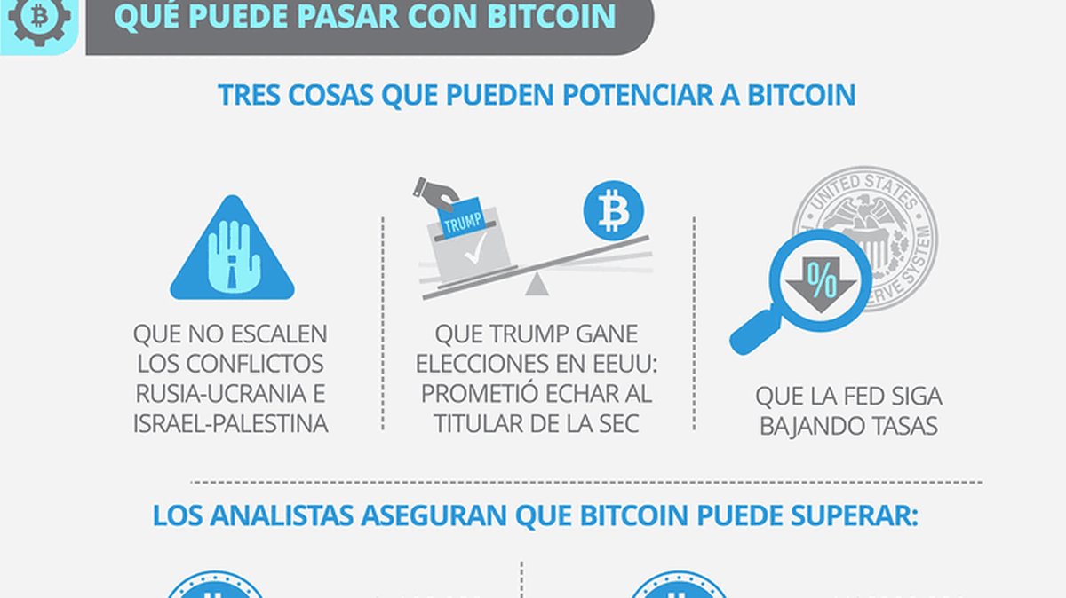 Bitcoin: por qué subirá y cuál será su precio en dólares en 2024