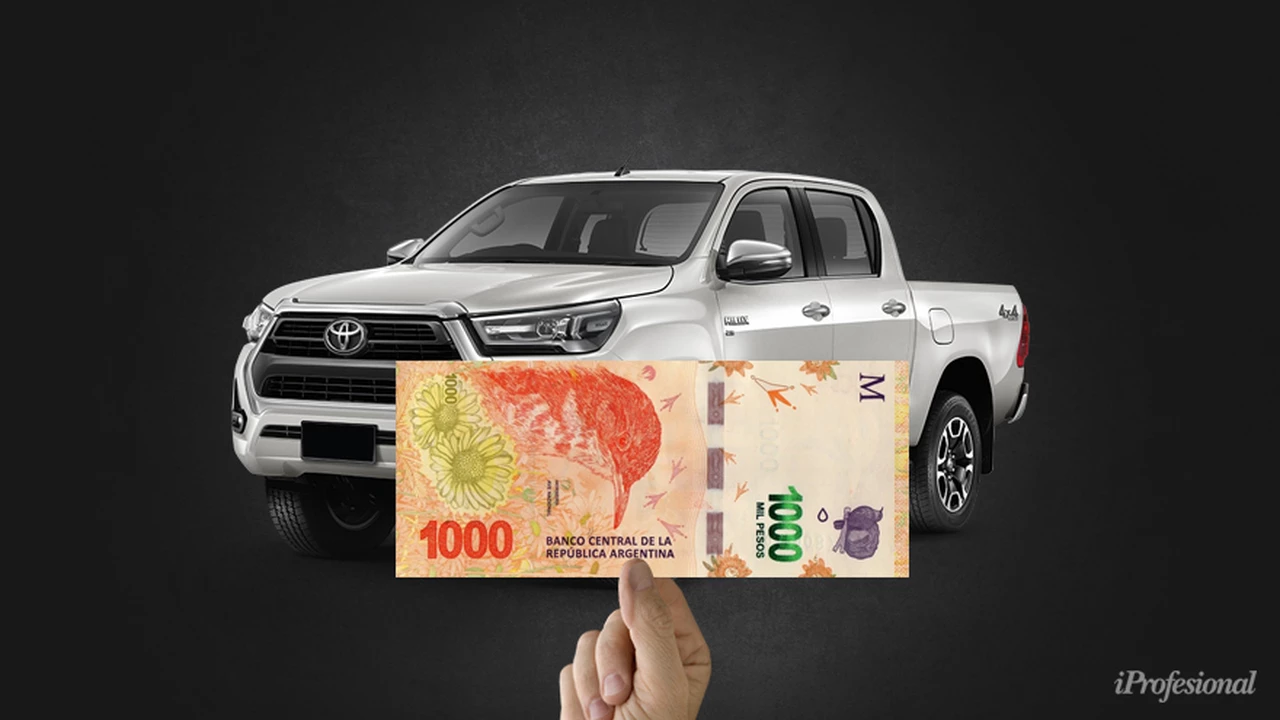 Las camionetas, más lejos de la clase media: cuánto cuesta mantener una Toyota Hilux por mes