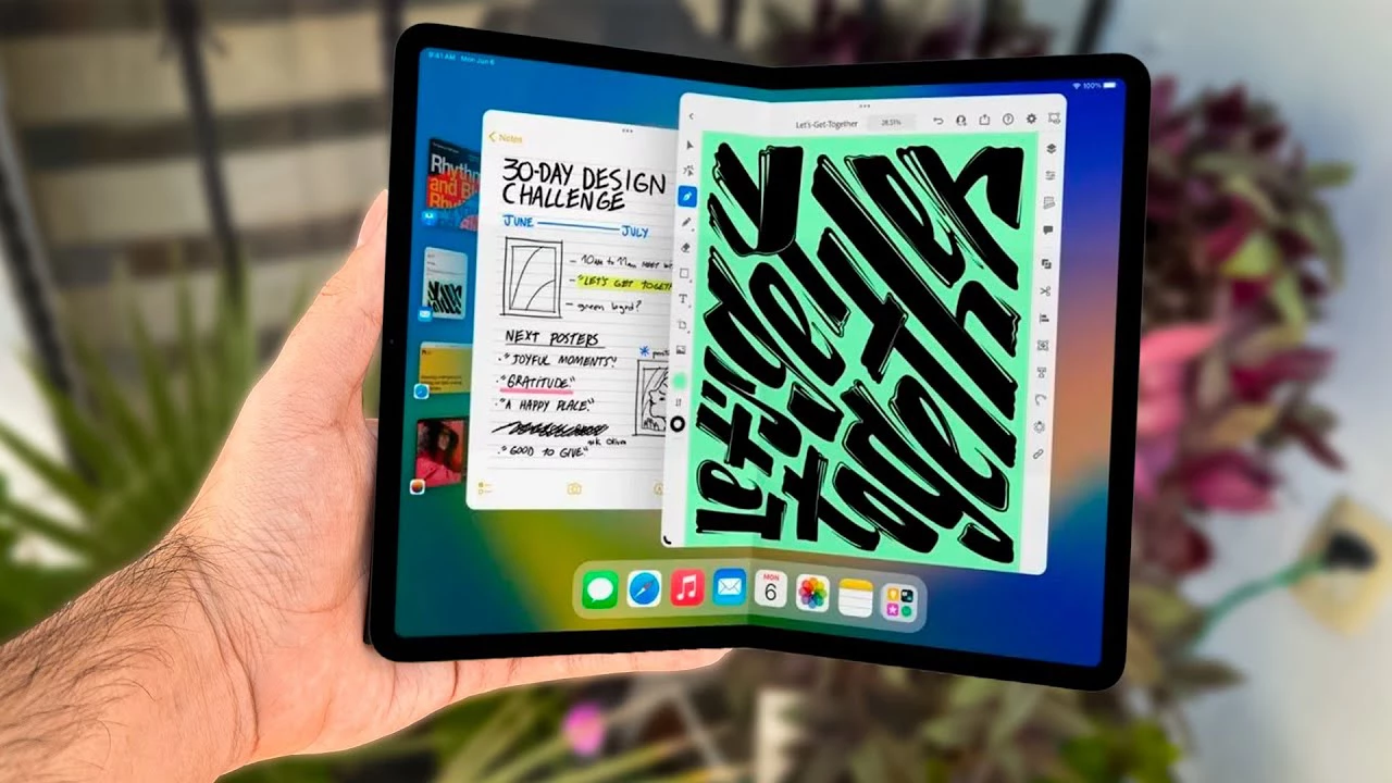 Cómo es el iPad plegable que destrona al iPad mini