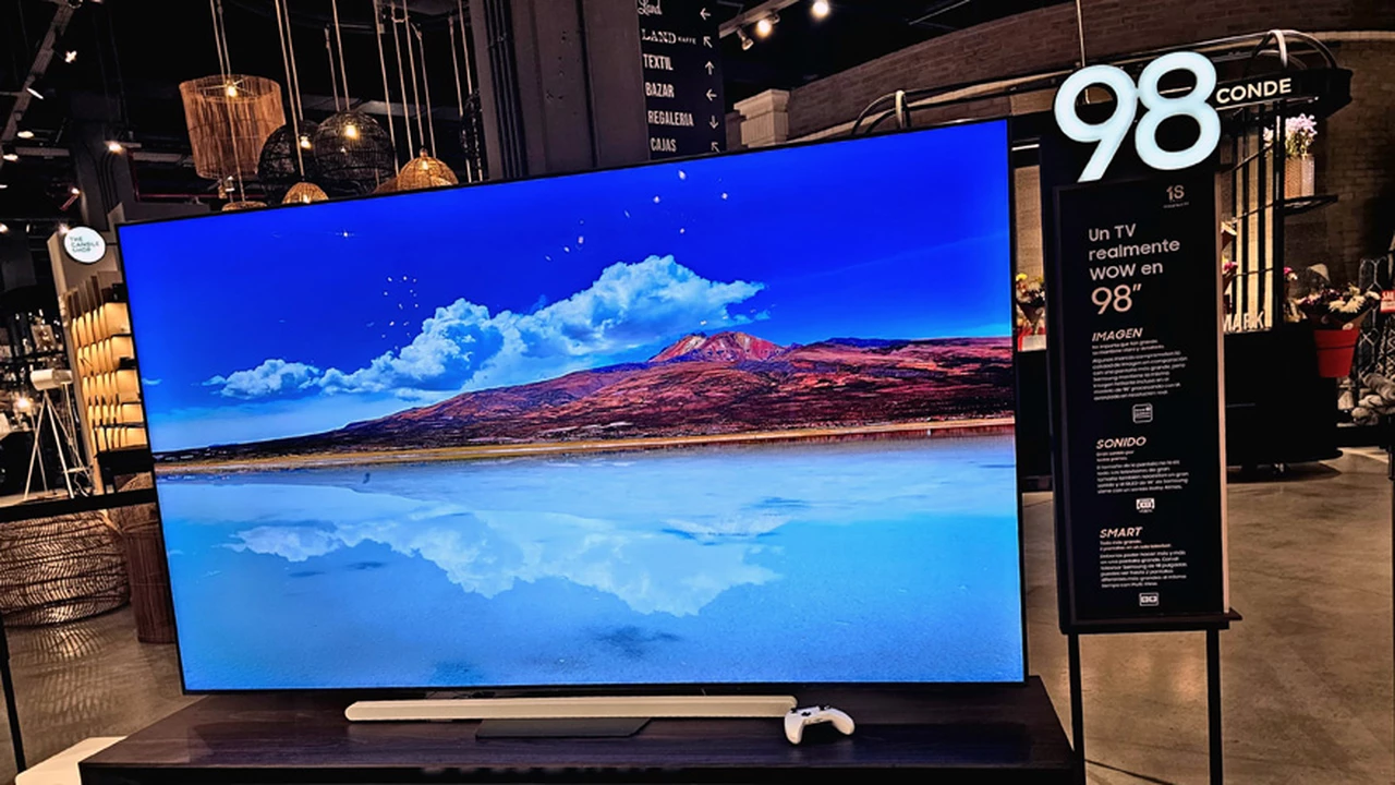 Samsung Q80C, el televisor de 98 pulgadas con inteligencia artificial y sonido premium