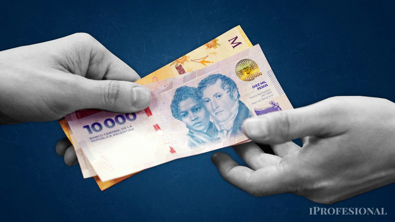 Lionel Messi y Diego Maradona, ¿camuflados en el flamante billete de $10.000?