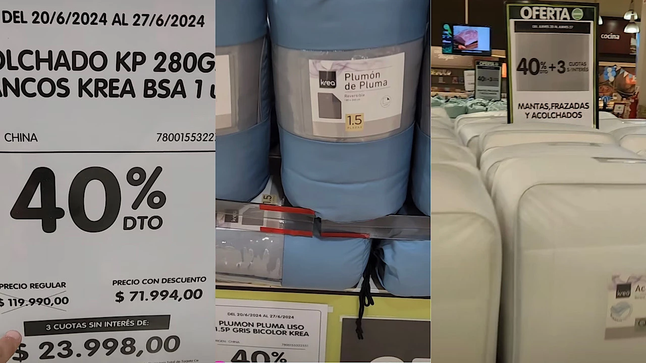 Oportunidad: supermercado Jumbo comenzó a vender frazadas y mantas muy baratas y en cuotas