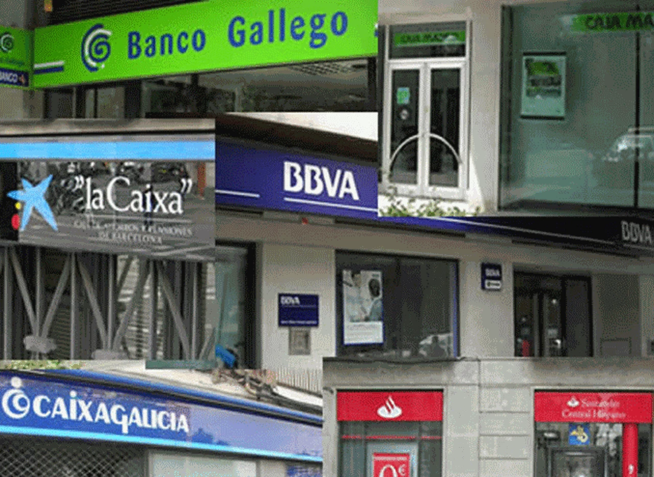 La mora bancaria en los bancos españoles alcanzó el año pasado un récord del 13%