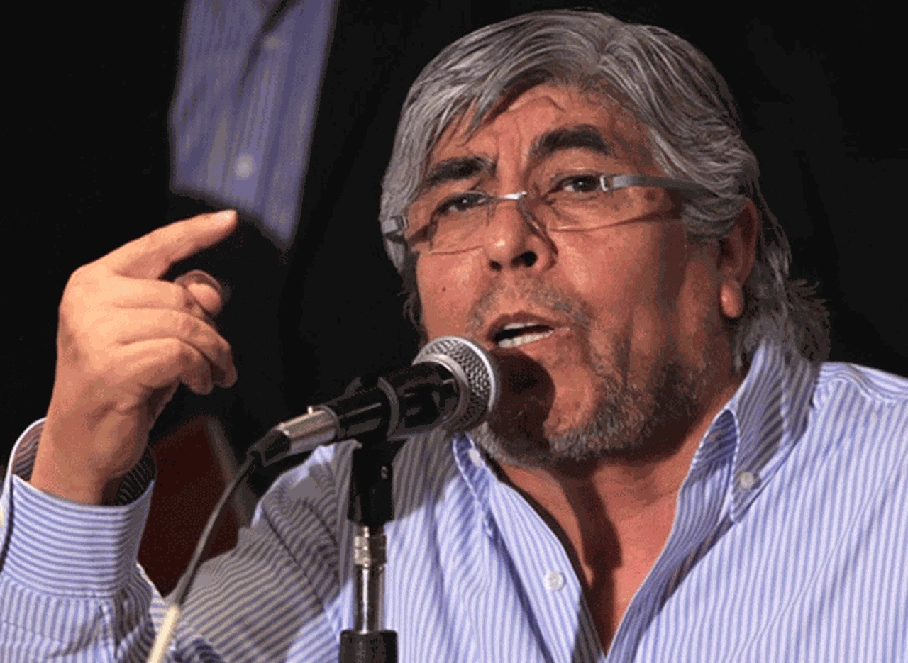 Hugo Moyano: "Tenemos un poder de convocatoria que no tiene ni la Presidenta"