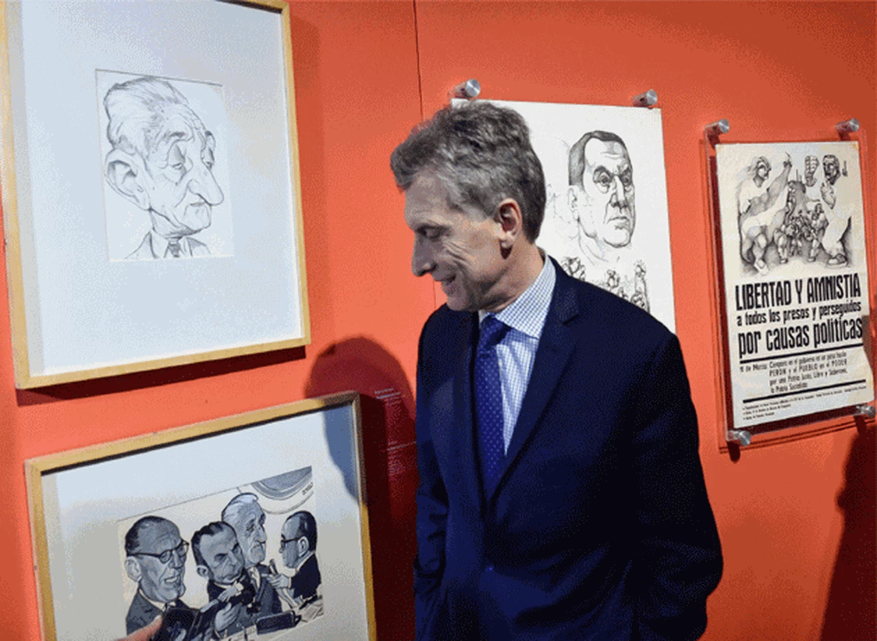 Macri reinauguró el Museo de Casa Rosada y homenajeó a Illia 