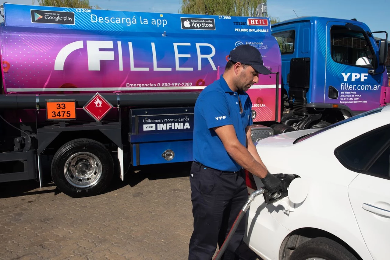 YPF lanza un sistema de delivery de nafta para cargar el tanque del auto en el hogar