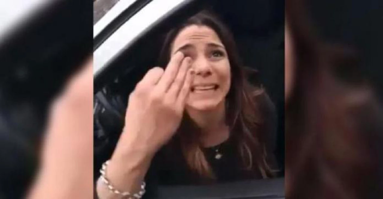 Video y escándalo: una mujer insultó y amenazó a policías en un control de alcoholemia