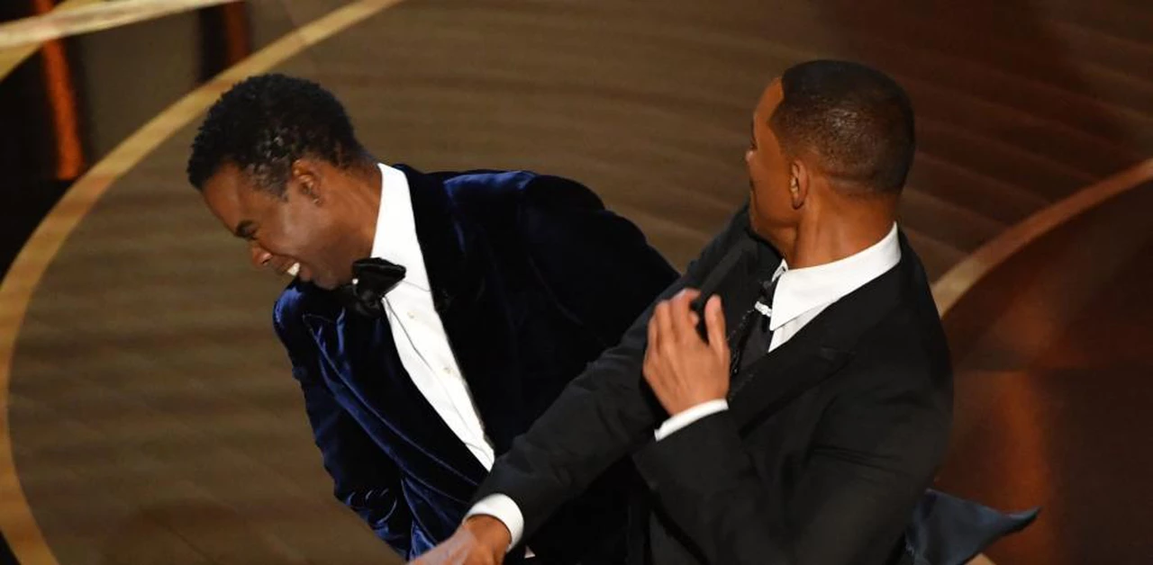 Oscar 2022: el momento en que Will Smith golpeó a Chris Rock, ante un desafortunado chiste sobre su esposa
