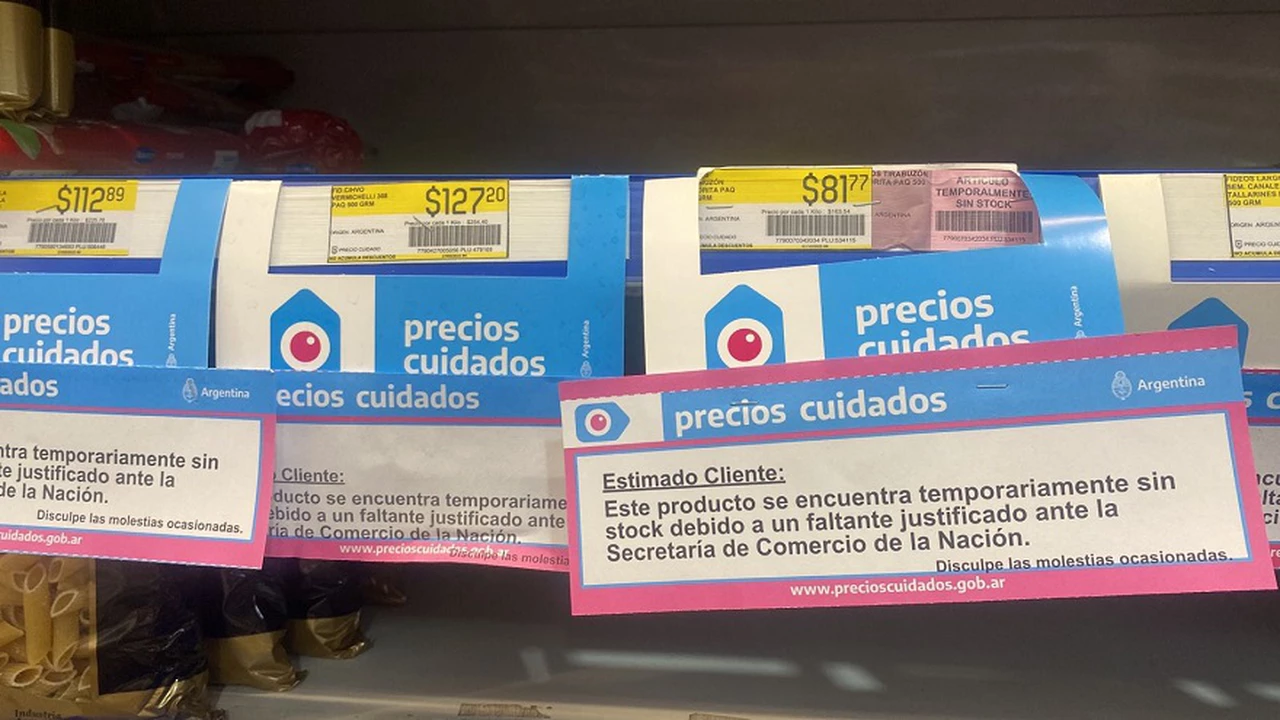 Faltantes récord en "Precios Cuidados": presión CFK para congelar precios y convocatoria de Massa a las empresas