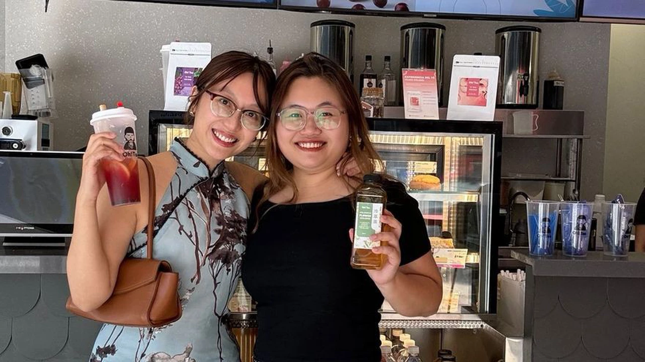 Jenny Lam y su socia Fernanda Chen, dueñas de Oh! Tea