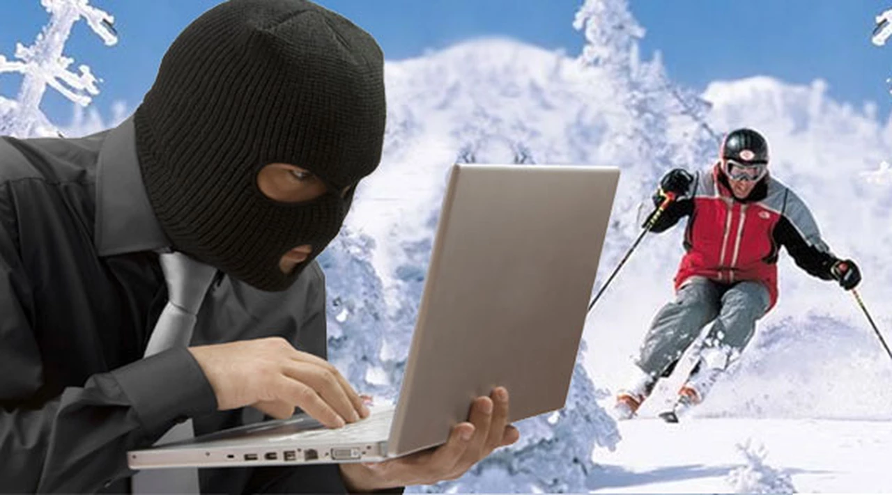 Si sale de vacaciones de invierno, cuí­dese de los ladrones informáticos