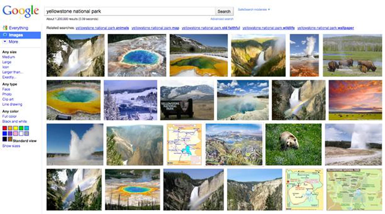 Google cambia su servicio de búsqueda de imágenes con un nuevo diseño