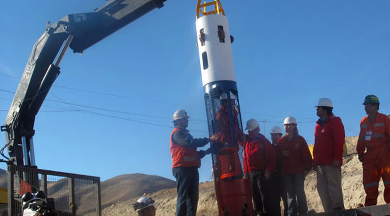 Recurren a avances tecnológicos en el rescate de los mineros en Chile