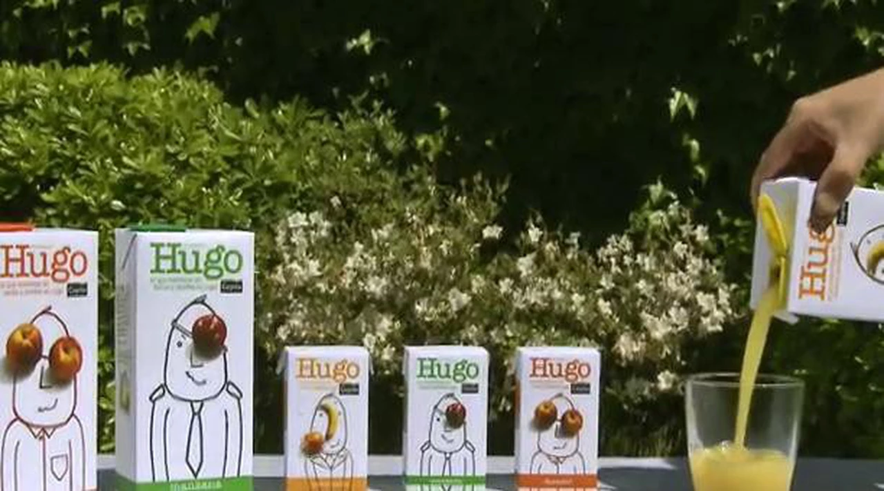 Coca-Cola lanzó una nueva lí­nea de jugos bajo el nombre de "Hugo"