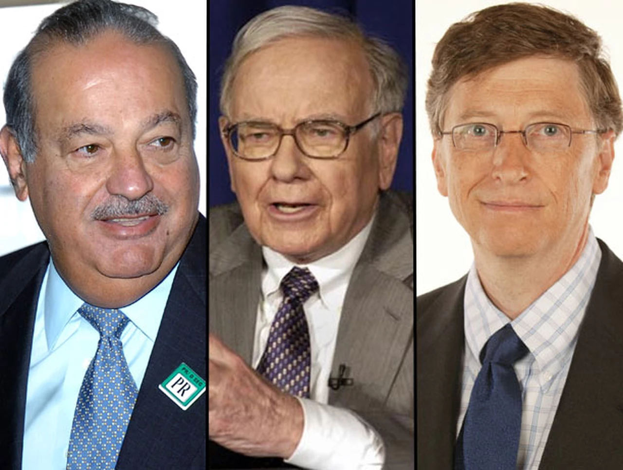 ¿Quién es mejor inversor: Carlos Slim, Warren Buffett o Bill Gates?
