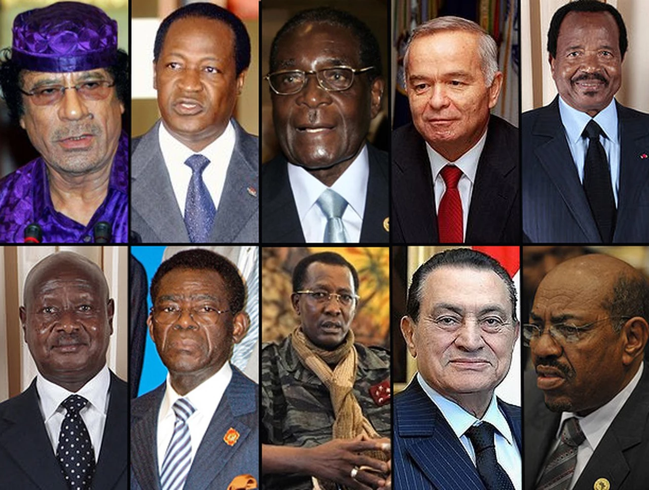 Conozca el Top 10 de los dictadores que llevan más tiempo en el poder