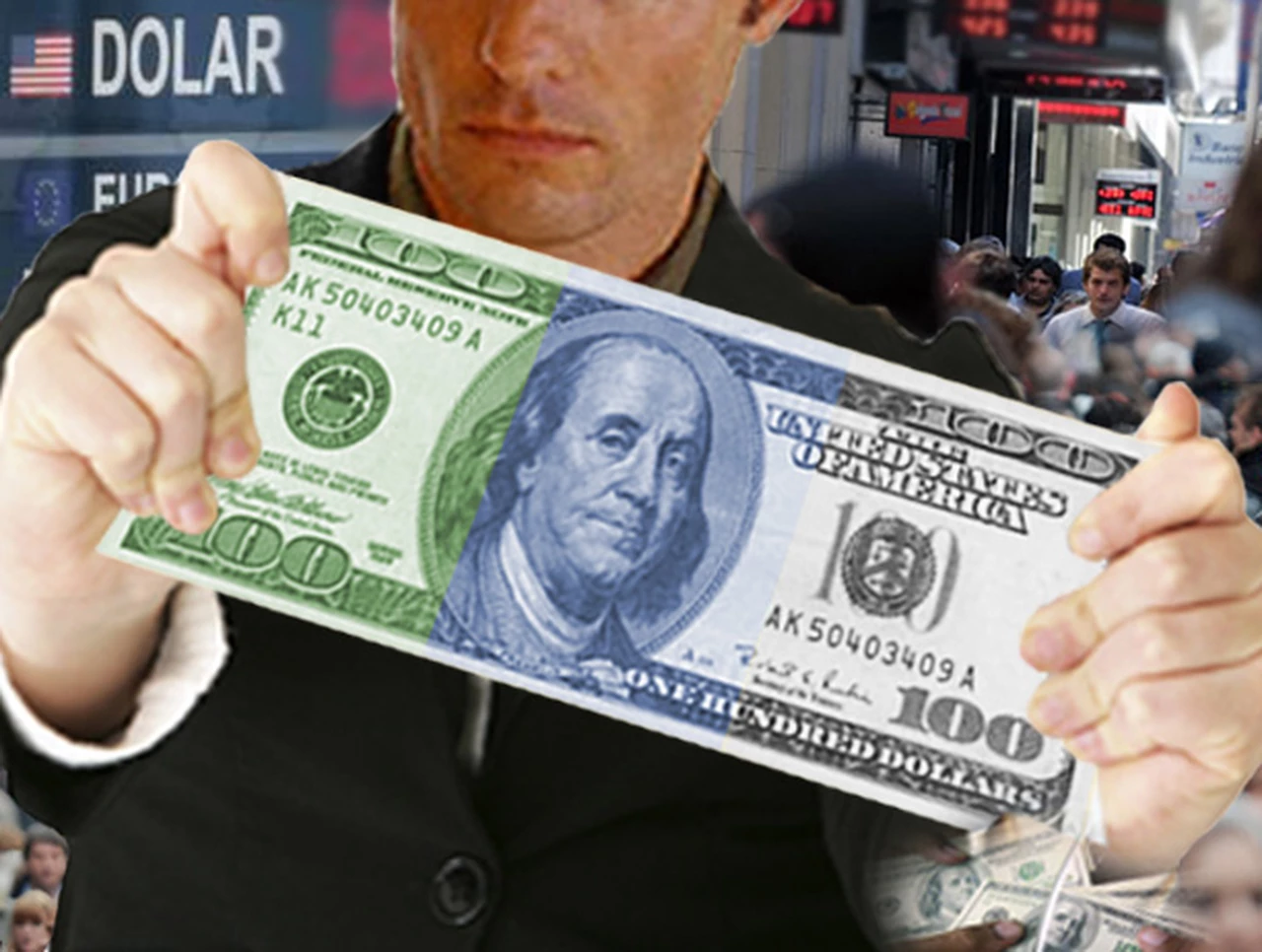 El dólar no sólo es verde: sus versiones en gris, azul o blanco cobran vida ante los mayores controles oficiales