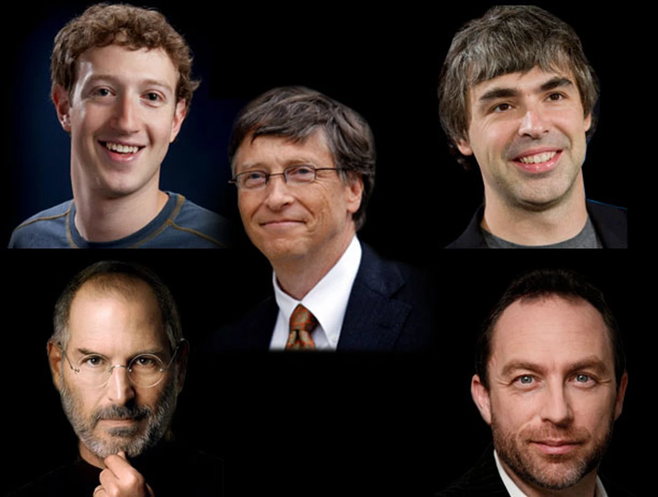 ¿Qué tienen en común Bill Gates, Steve Jobs, Mark Zuckerberg, Larry Page y Jimmy Wales?