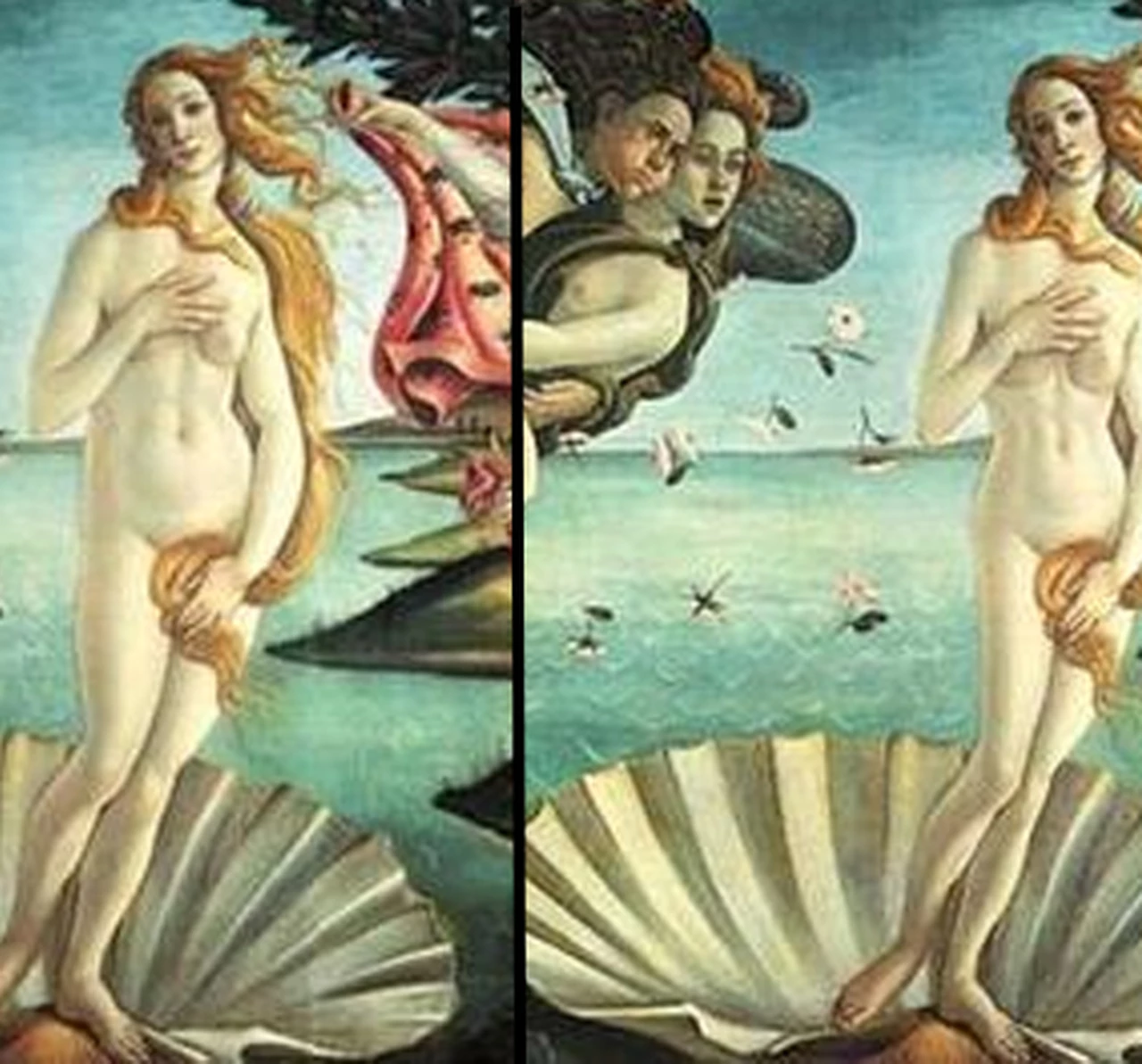 El Photoshop llegó a la pintura: una artista italiana se animó a "retocar" los clásicos