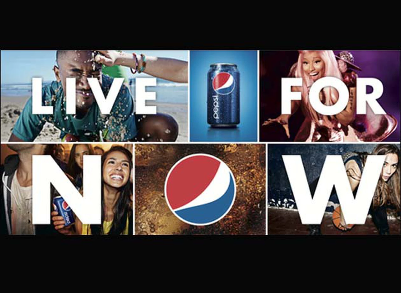 Pepsi lanzó su primera campaña global, "Live For Now"