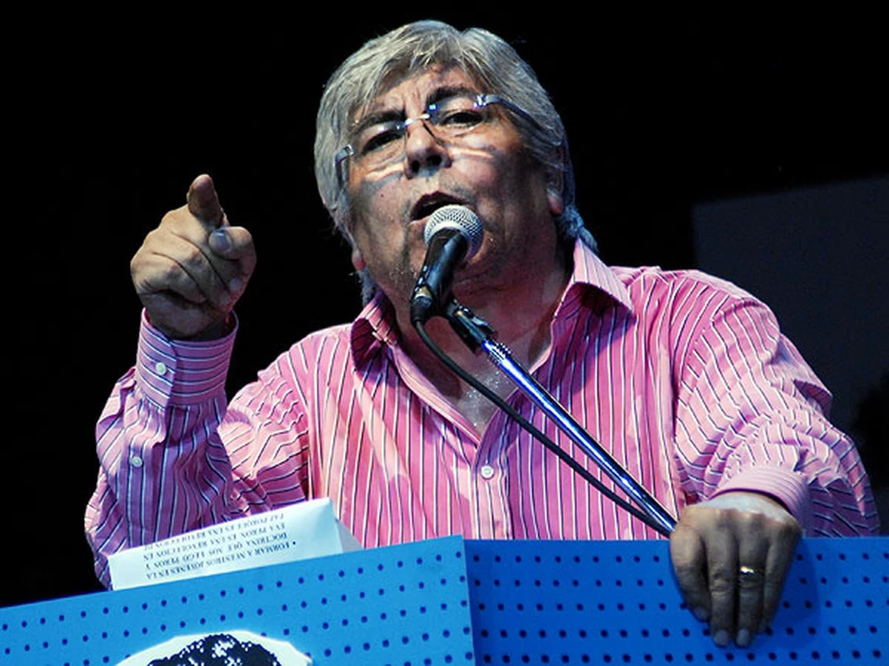 Hugo Moyano, rodeado de opositores: "El Gobierno tendrá su castigo en 2013"