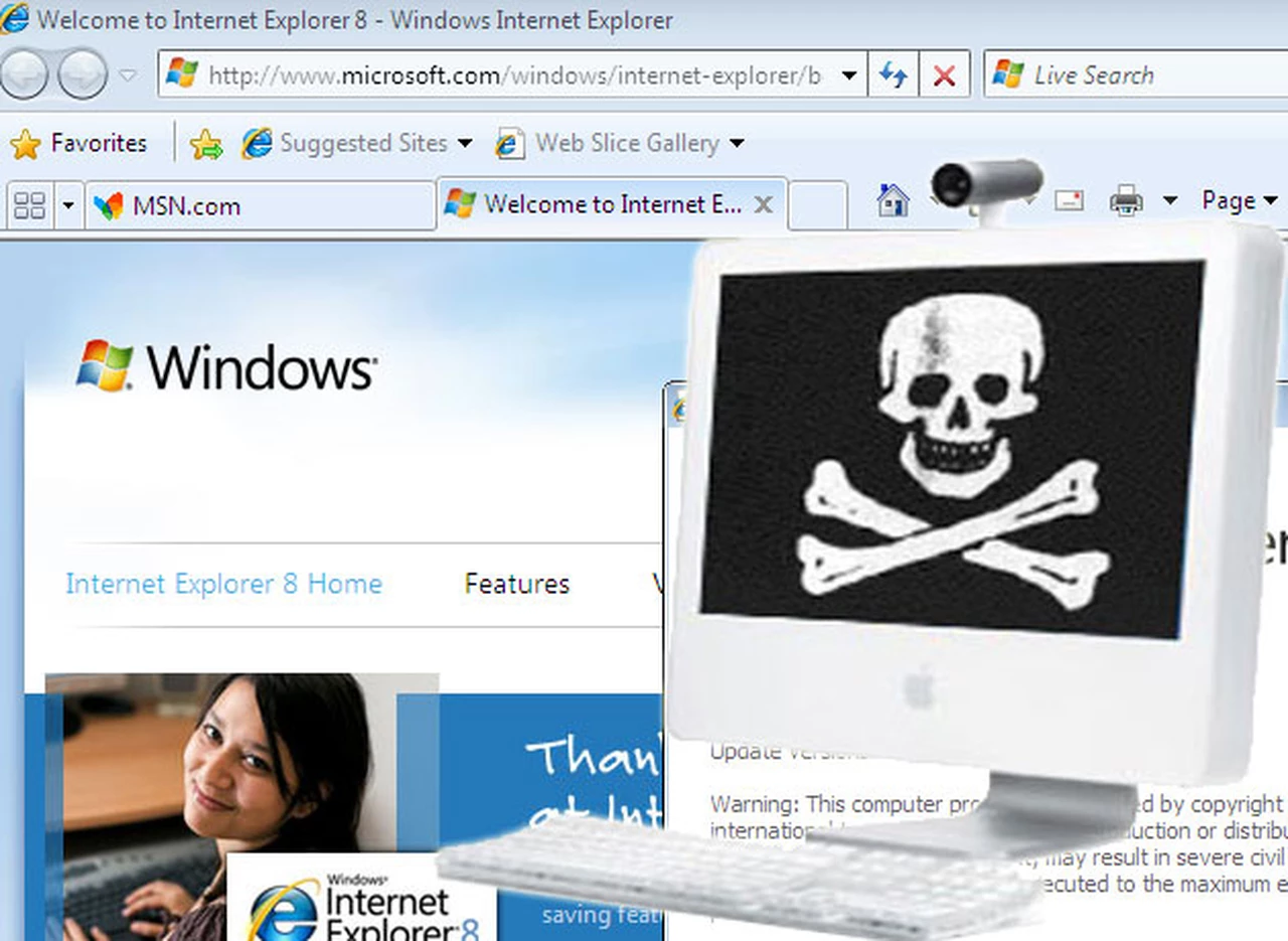 Los "hackers" usan una brecha del Internet Explorer para nuevos ataques