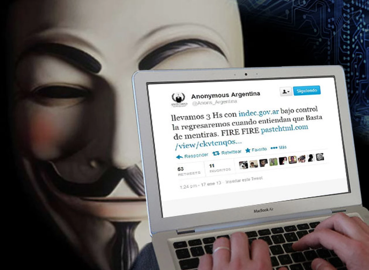 "Hacktivistas" comenzaron el 2013 "tomando de punto" a varios sitios web del Gobierno argentino