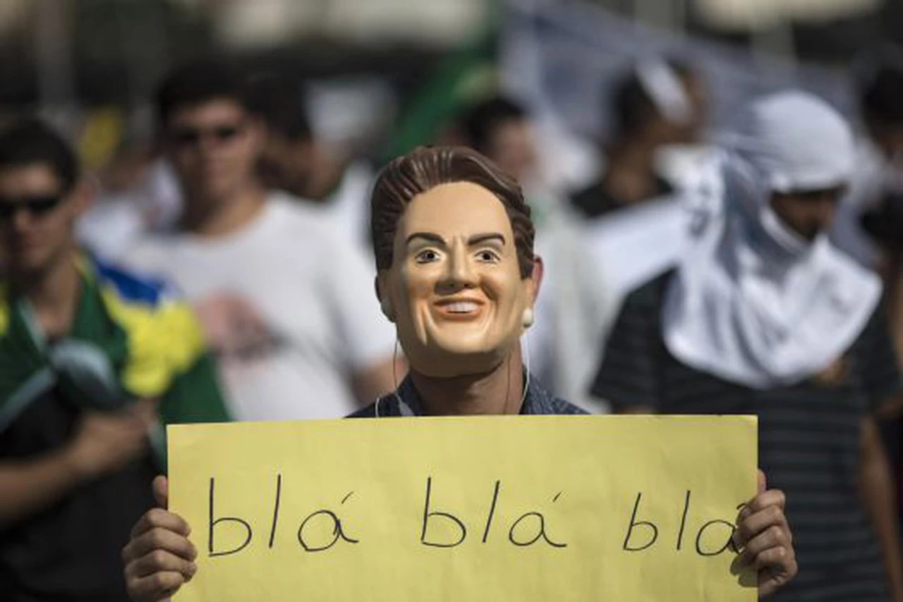 La imagen de Dilma se derrumba a causa de las protestas