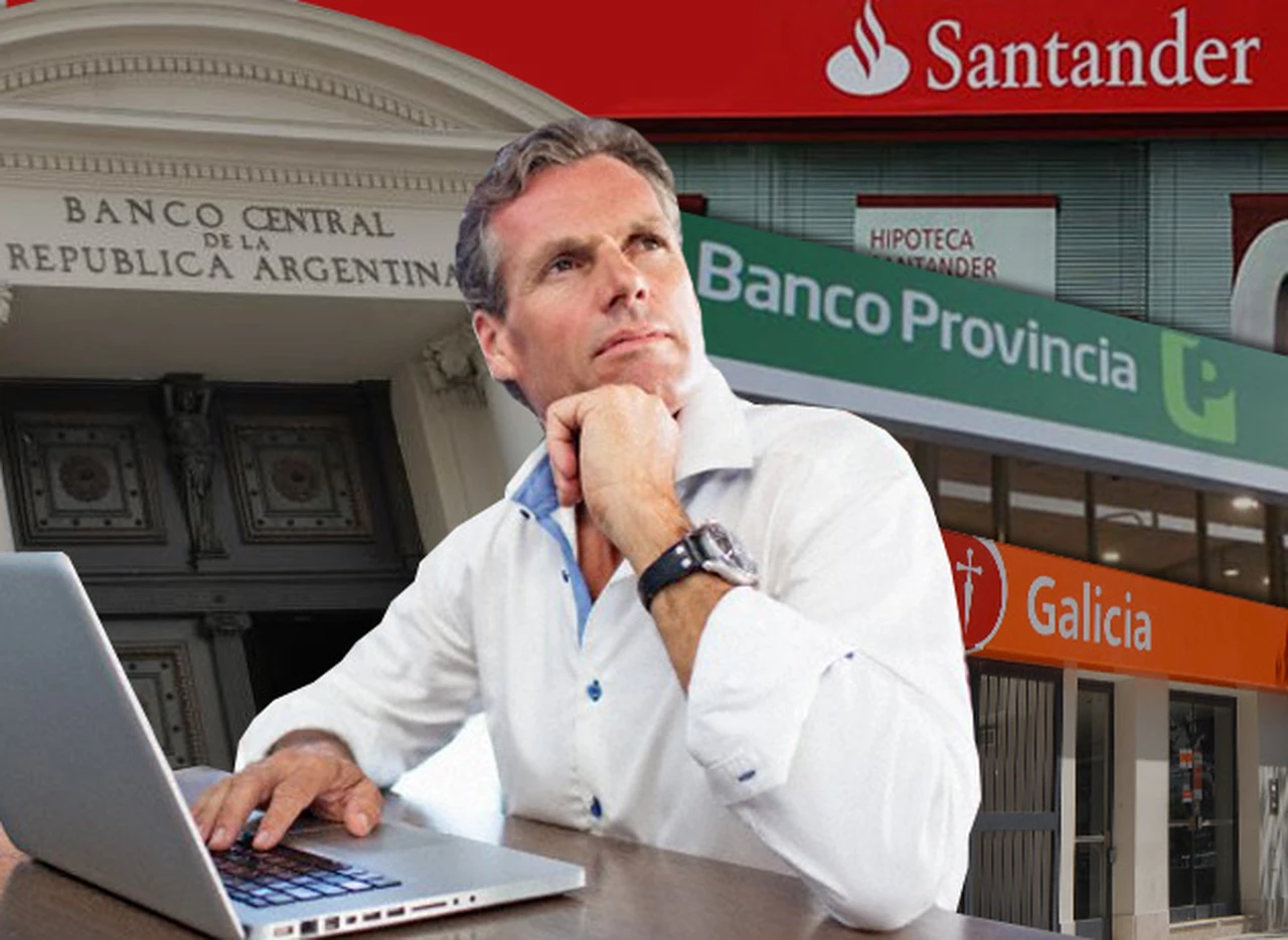 Radiografí­a bancaria: más de la mitad de los depósitos de argentinos, en apenas 4 entidades