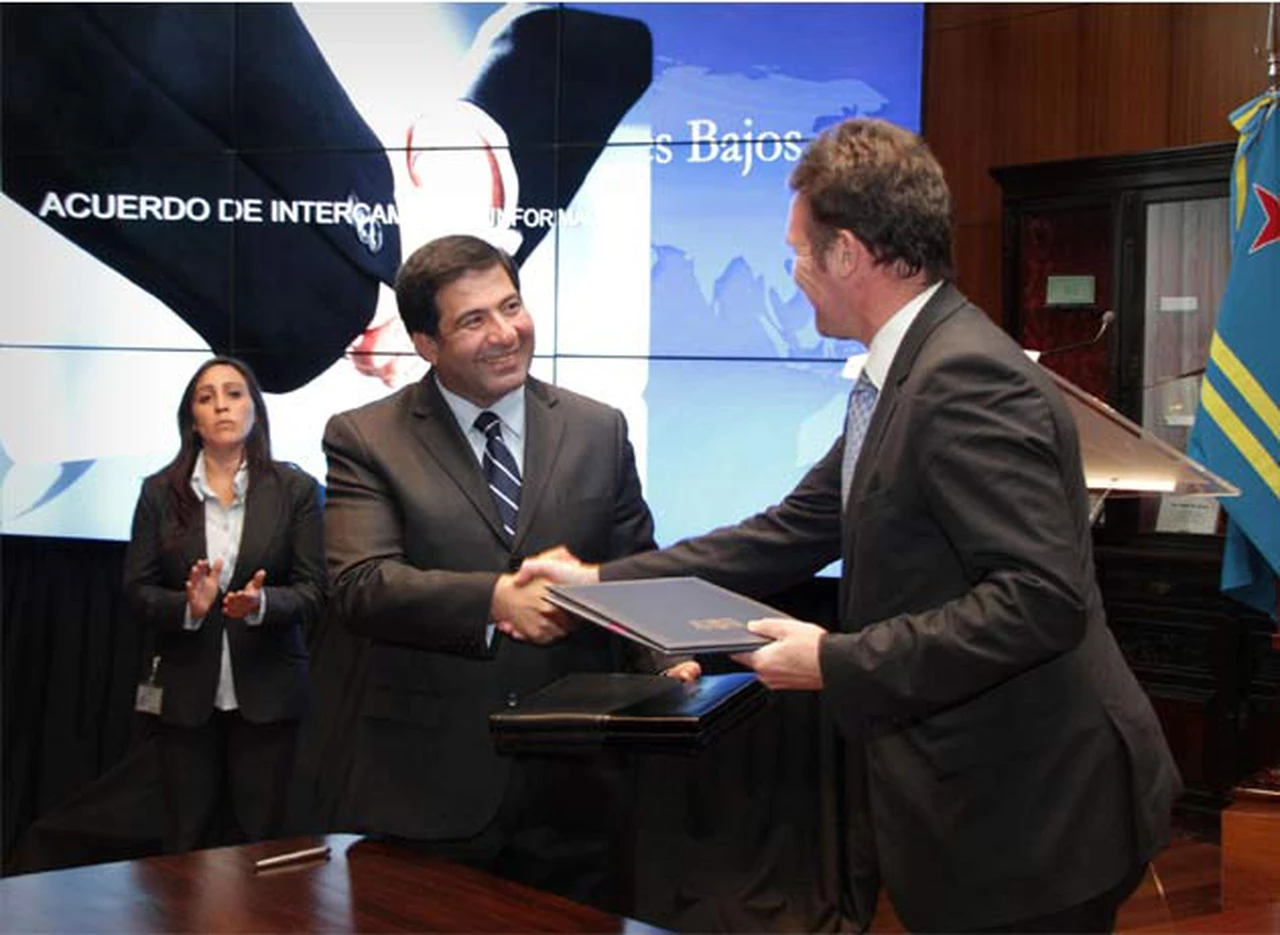 La Argentina y Aruba firmaron un acuerdo para intercambiar información tributaria