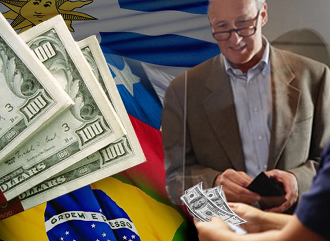 ¿El "blue argentino" está barato? en los paí­ses vecinos piden hasta 25% más para cambiar pesos por dólares