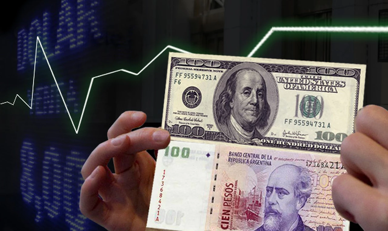 El dólar oficial cerró el mes con un alza de 8 centavos y el blue cayó