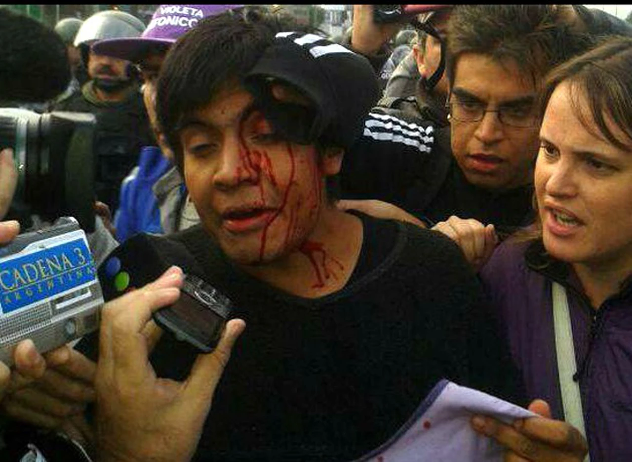 Represión, balas de goma y corridas: los hechos de violencia durante la huelga
