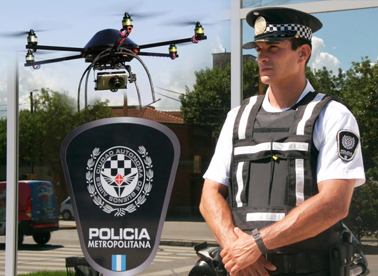 ¿Es un ave, un avión?: es el Metrocóptero, el nuevo drone que ya utiliza la Policí­a Metropolitana