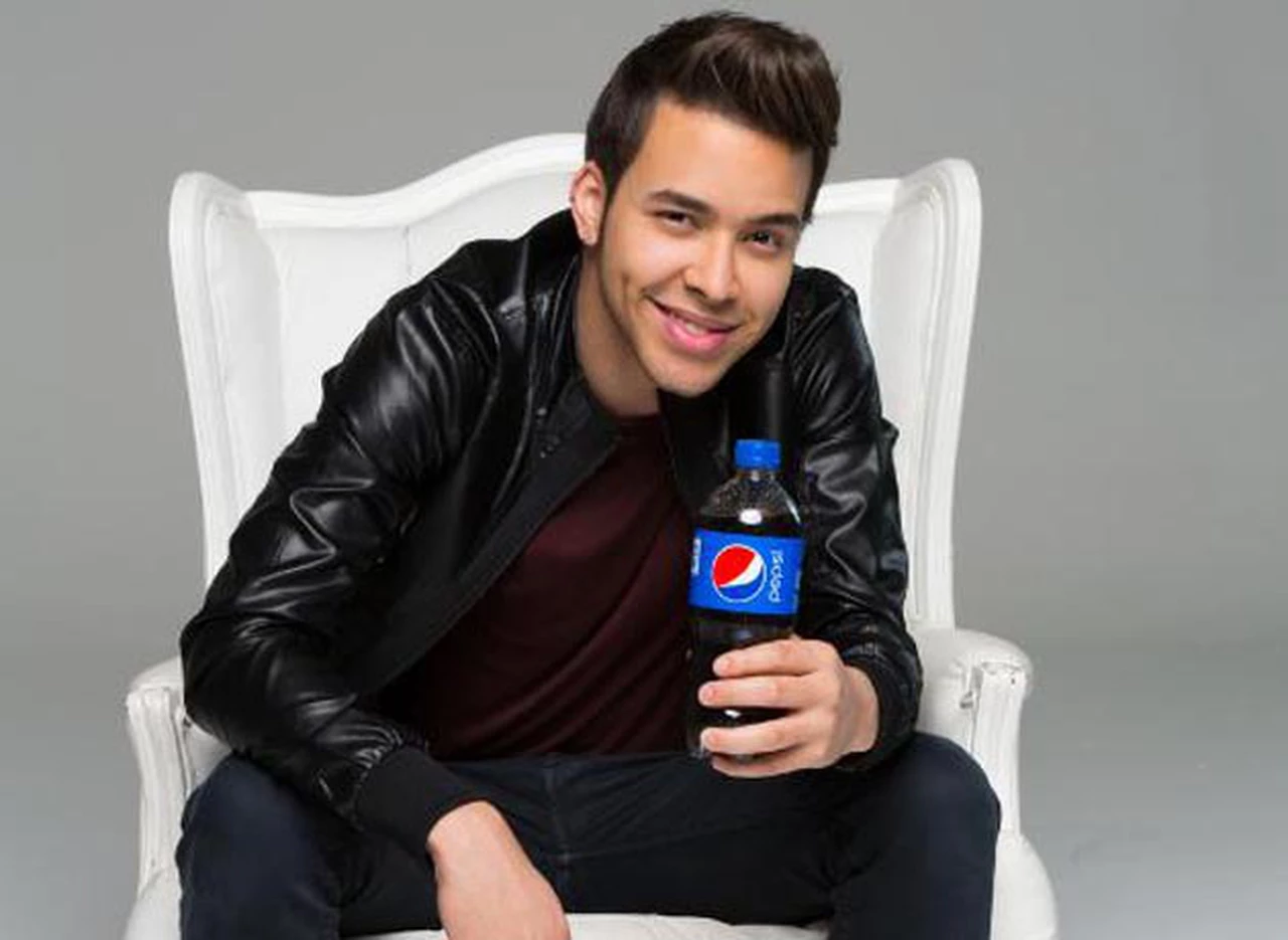 El í­dolo de la música latina, Prince Royce, se sumó a la "familia" Pepsi Music