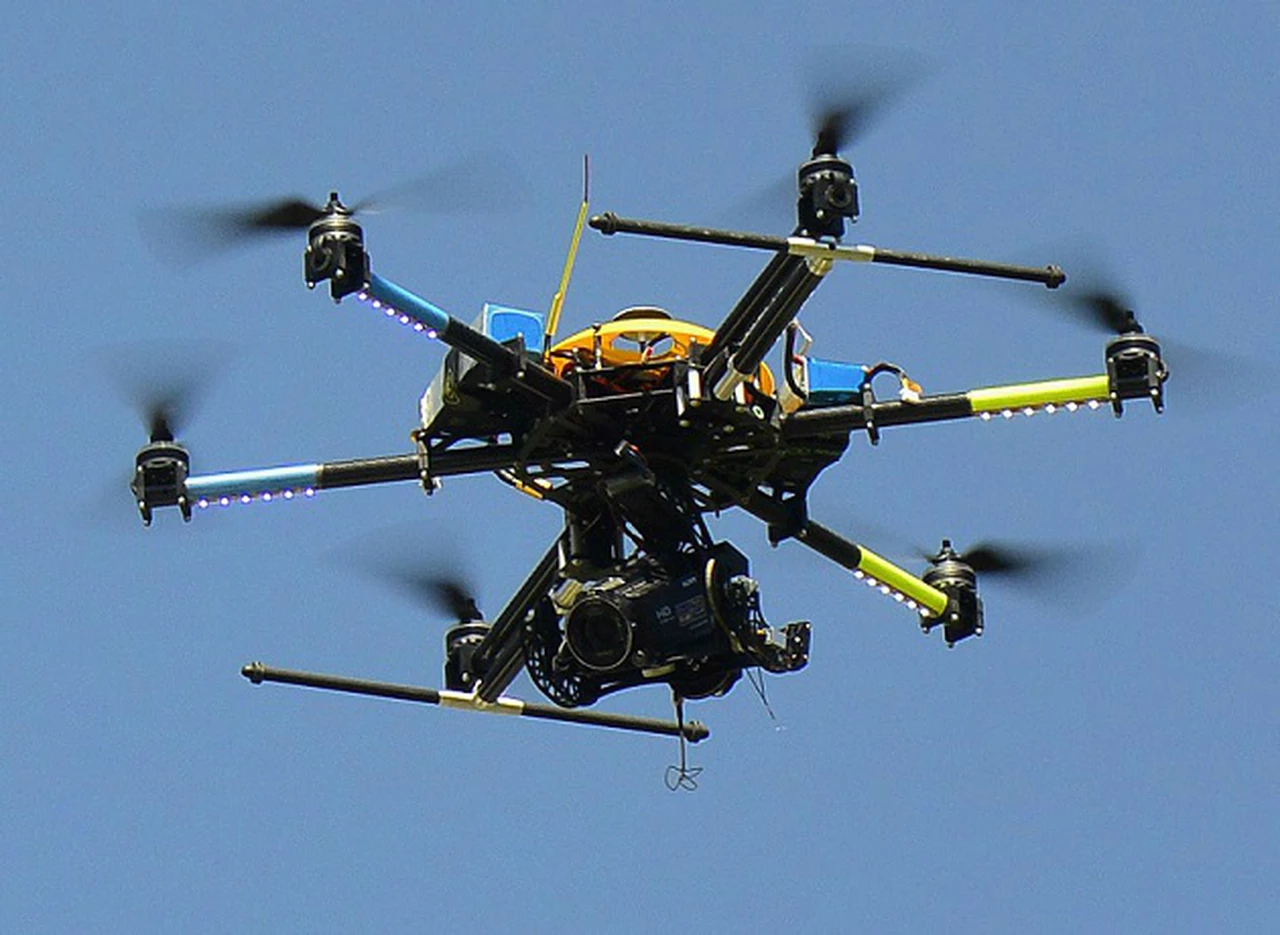 La policí­a santafesina busca mejorar la seguridad con el uso de un drone