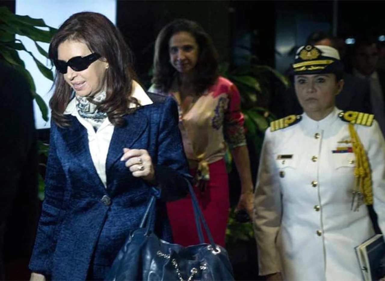 Cristina Kirchner está en Caracas para participar de la Cumbre del Mercosur