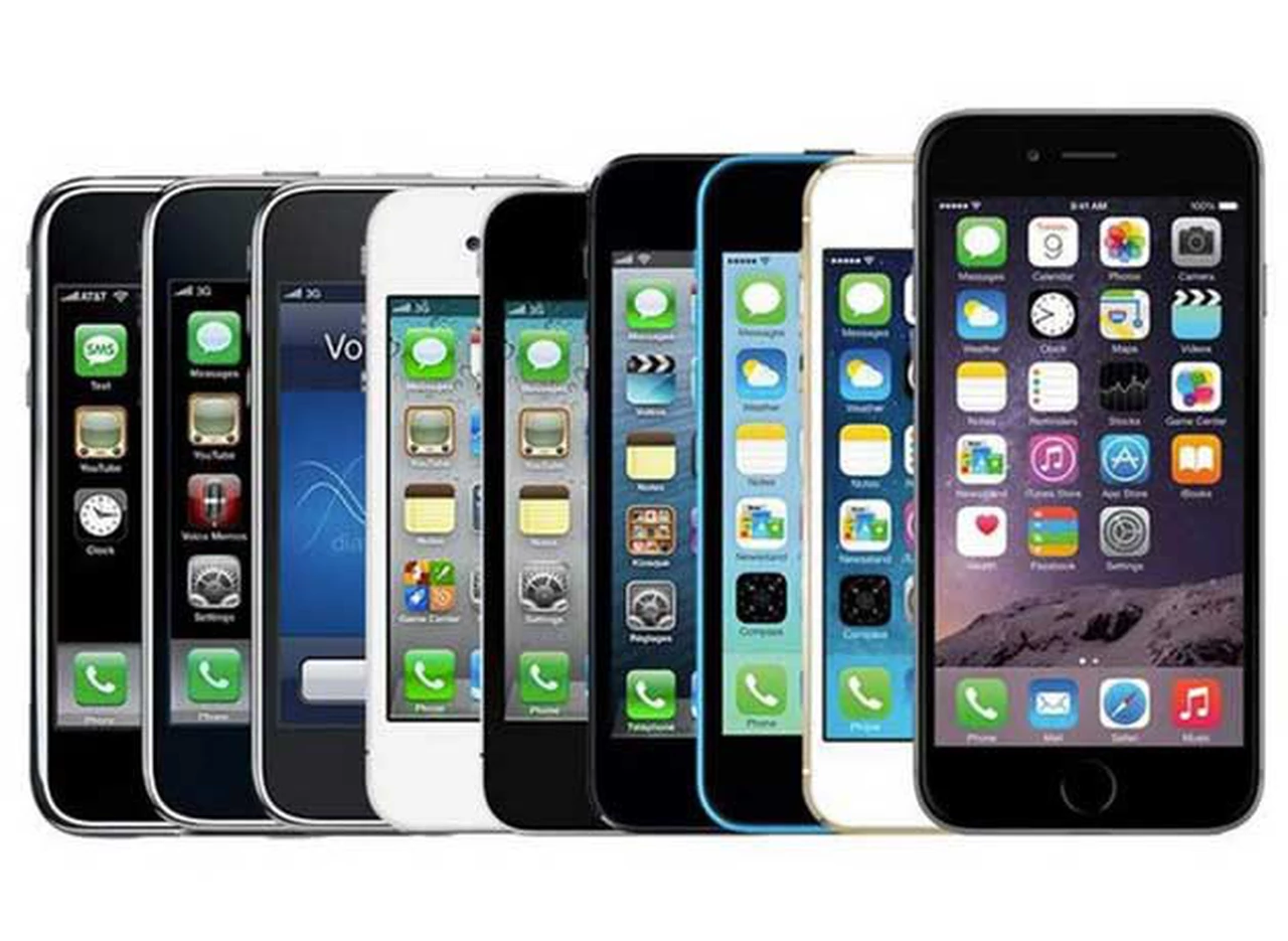 A 7 años de su lanzamiento, así­ evolucionó el iPhone desde el primer dispositivo