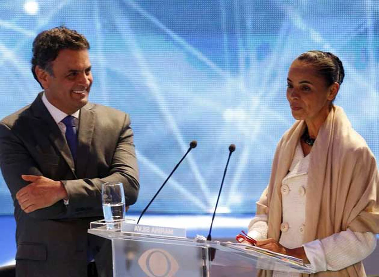 Conmoción en la campaña brasileña: el partido de Marina dijo que respaldará a Neves en la segunda vuelta 