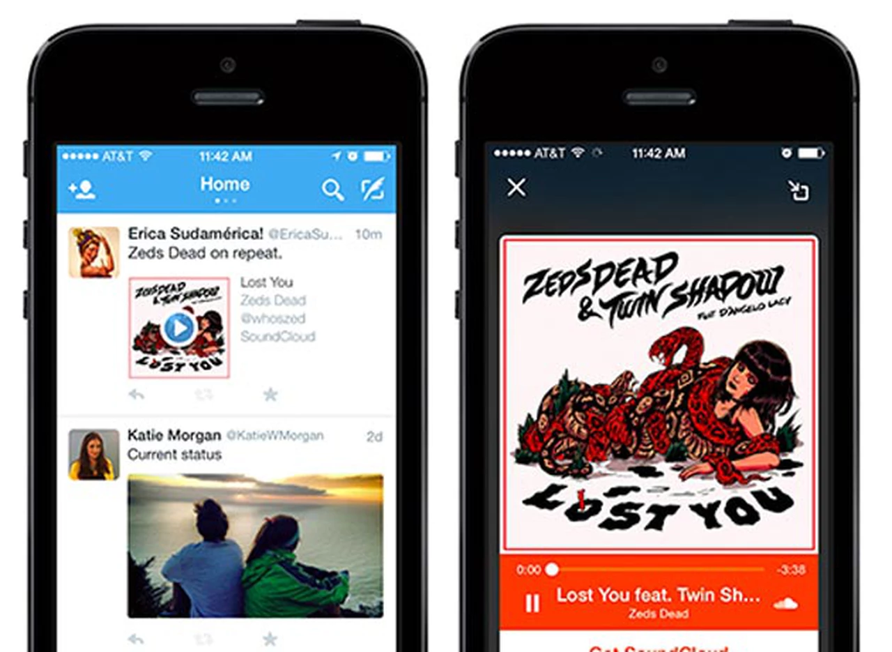 Twitter permite reproducir música y audio en asociación con SoundCloud