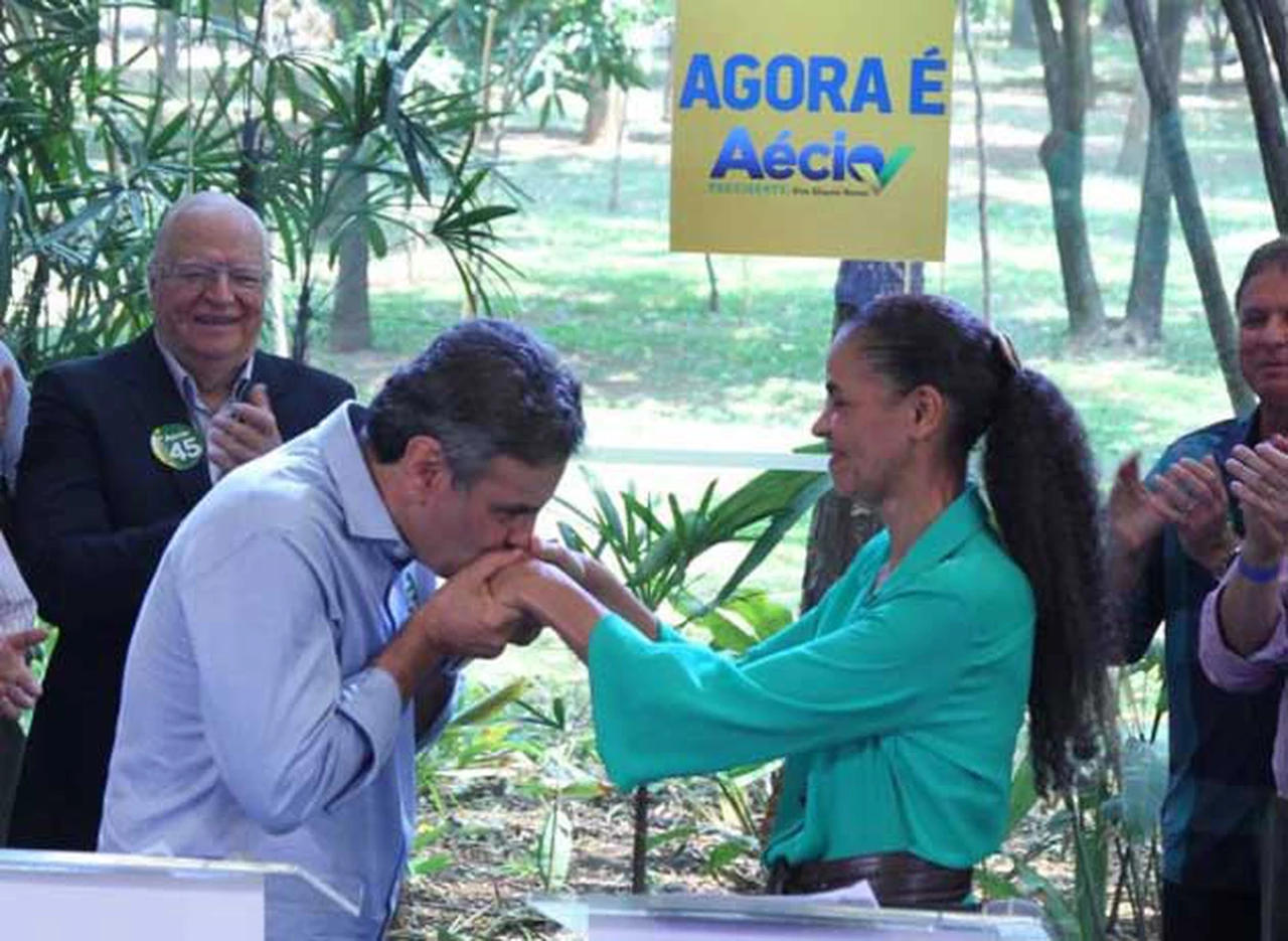 "Todos contra Dilma": Marina Silva le da su espaldarazo a Aécio Neves al anunciar una alianza polí­tica
