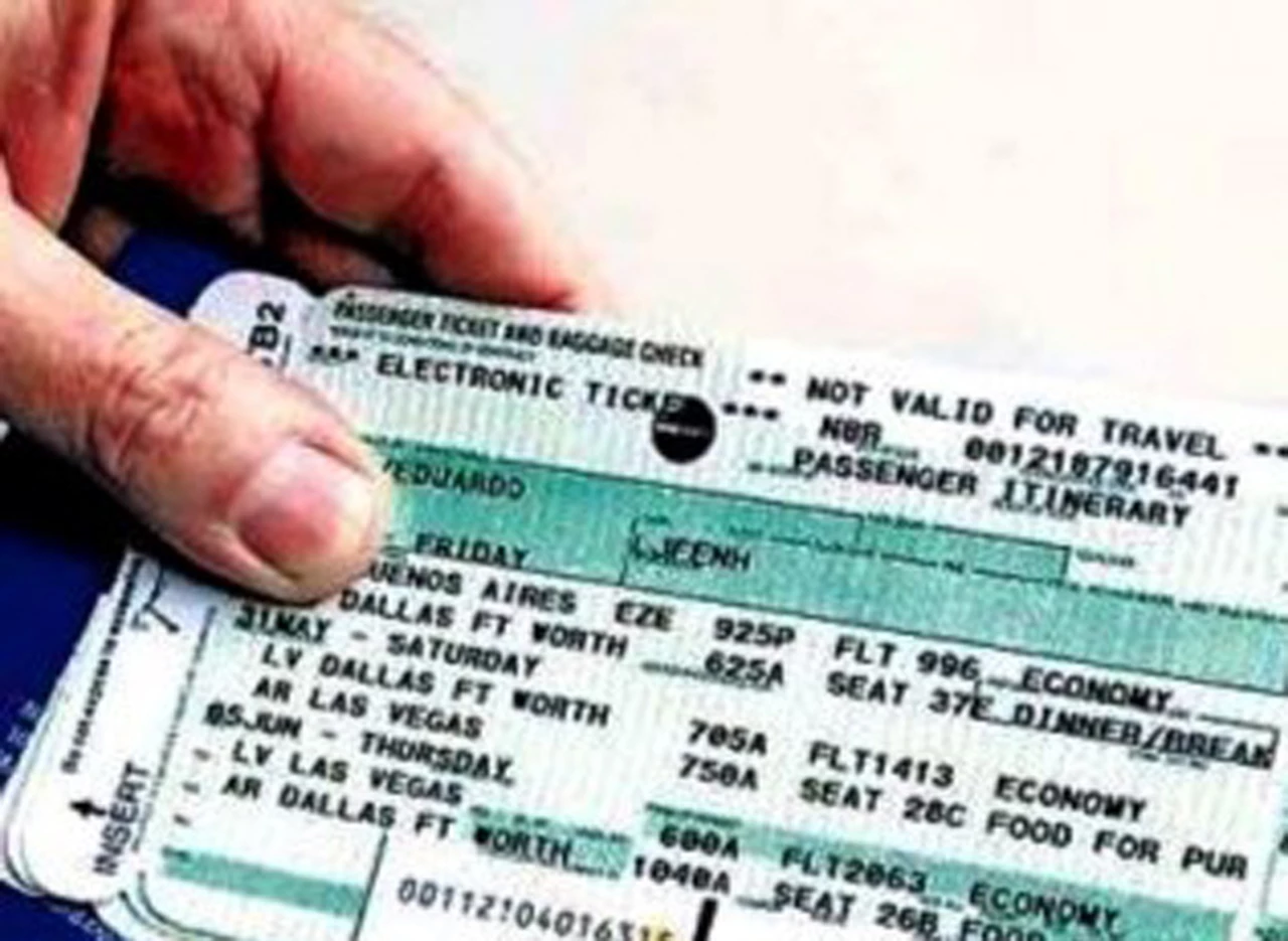 Otra aerolí­nea de Estados Unidos no acepta tarjetas argentinas para comprar sus pasajes