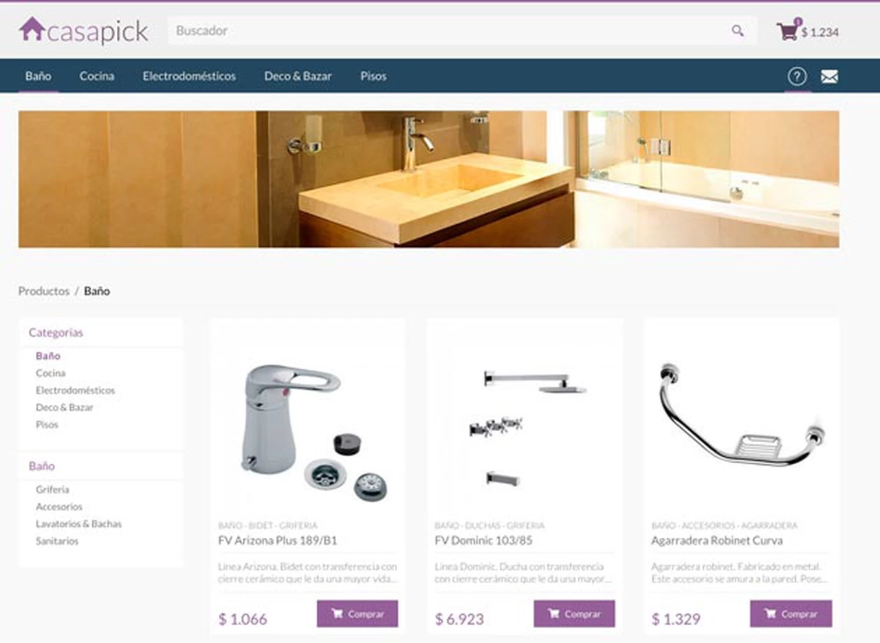 CasaPick recibe inversiones por u$s5 M y lanza sitio de venta de productos hogareños de diseño