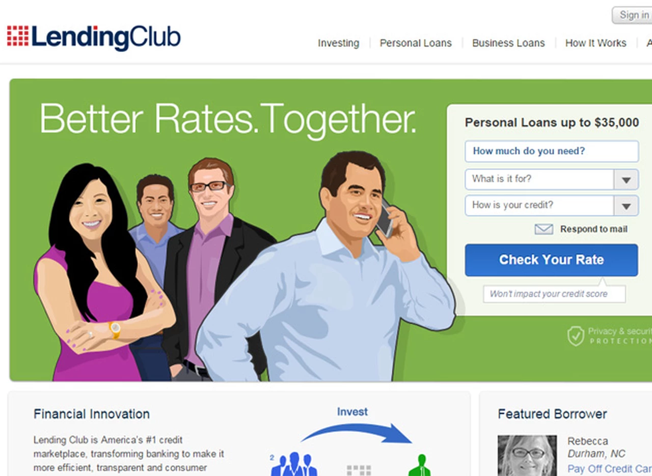 Lending Club sale a la Bolsa y expande la industria del crédito "entre personas"