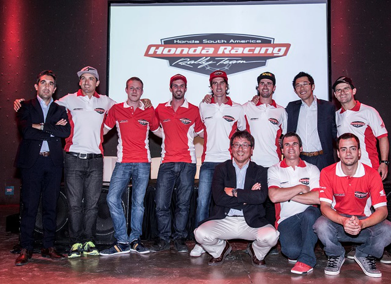 Honda presentó el equipo de motos Sudamericano para debutar en el Dakar