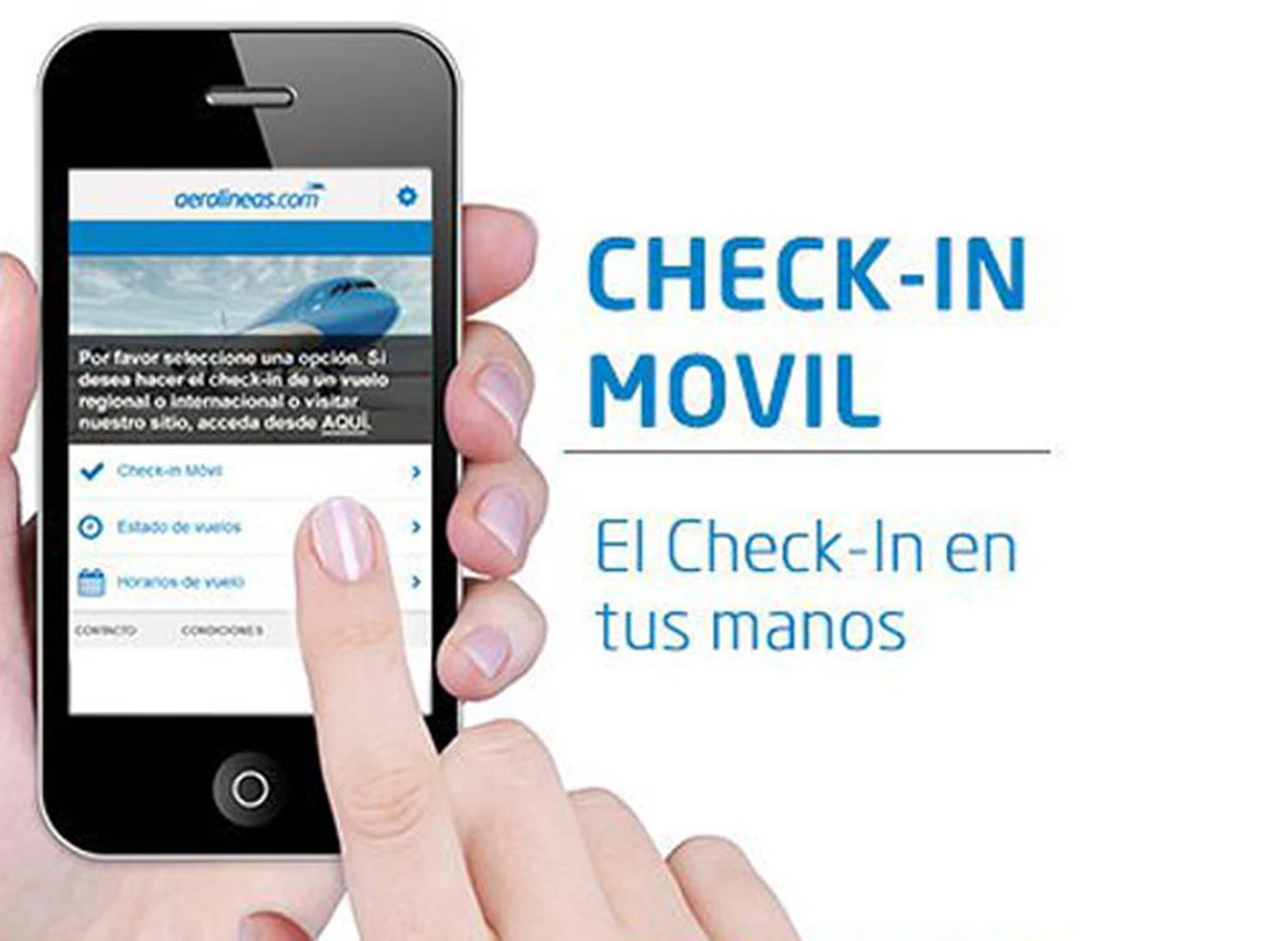 El check-in de Aerolí­neas Argentinas ahora se podrá realizar desde el celular 