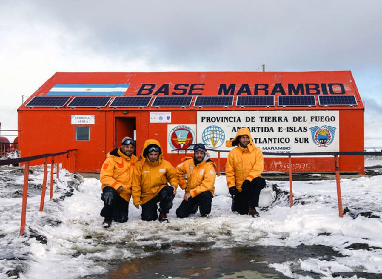 La Base Marambio comenzó a generar electricidad con paneles solares en la Antártida